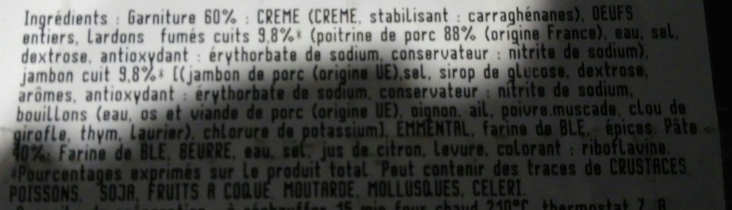Open Food Facts Quiche Lorraine packshot