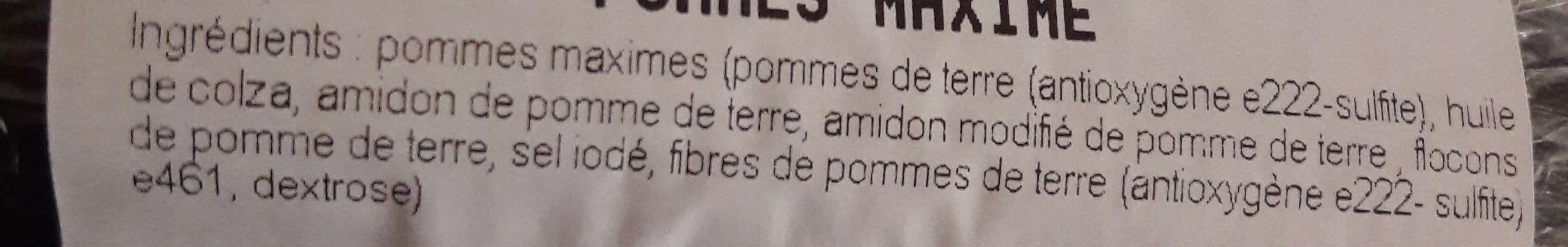 Open Food Facts Pommes maxime packshot