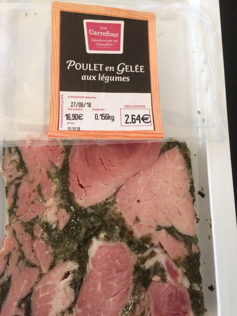 Open Food Facts Poulet en gelée aux megumes packshot