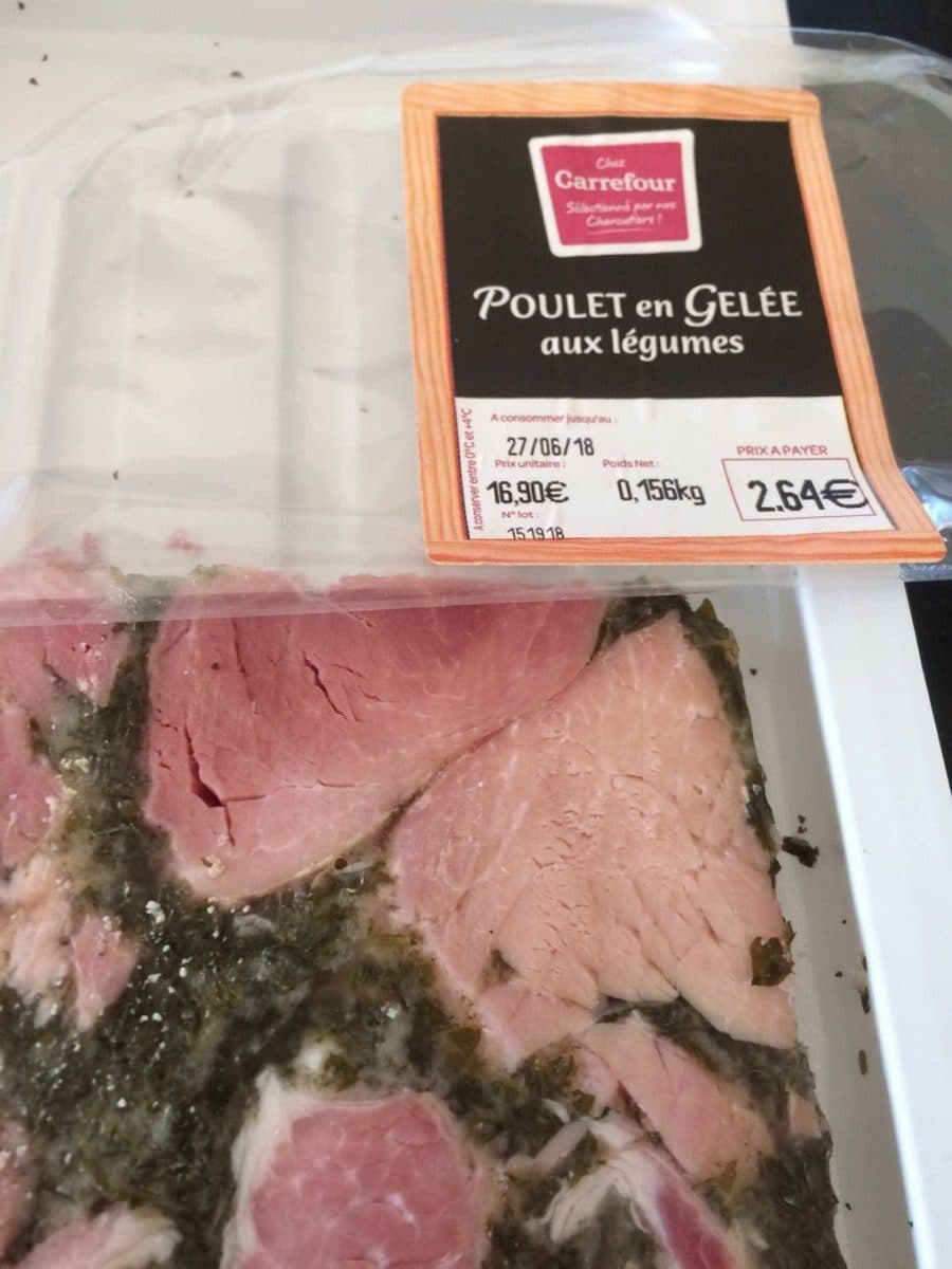 Open Food Facts Poulet en gelée aux megumes packshot