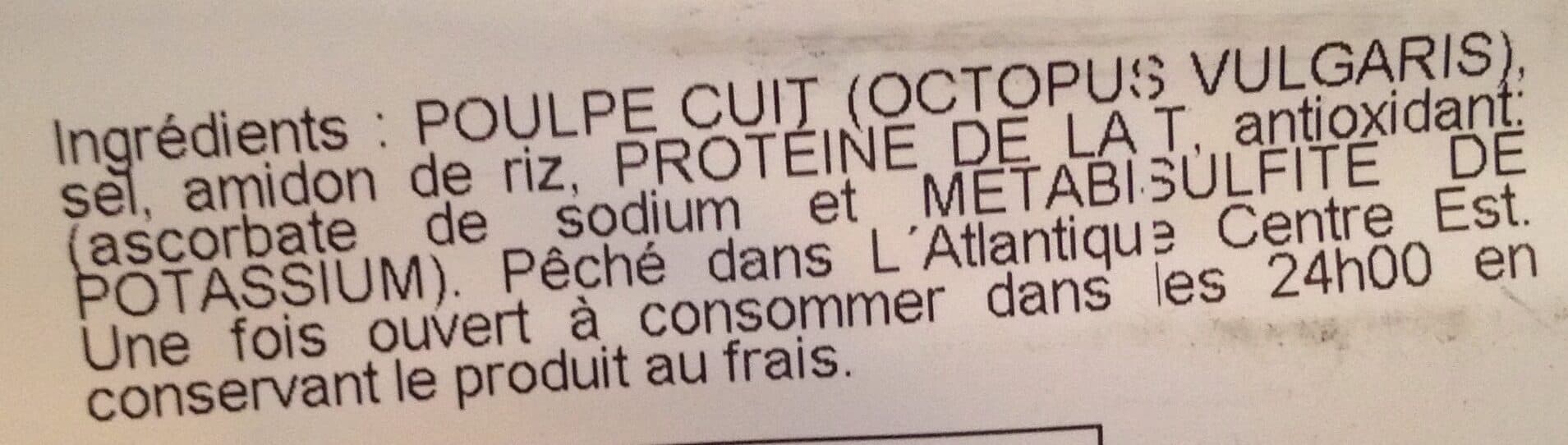Grand Frais Poulpe entier cuit packshot