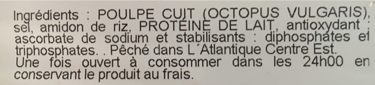Open Food Facts Poulpe cuit packshot