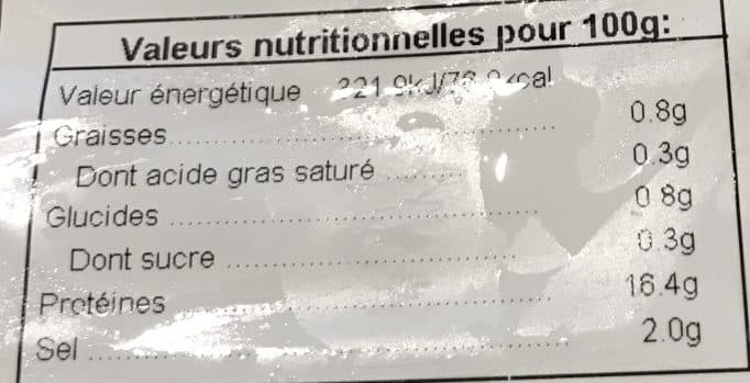 Sans marque Poulpe Entier Cuit packshot