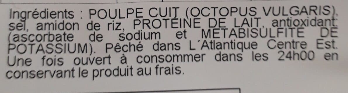 Open Food Facts Poulpe cuit packshot