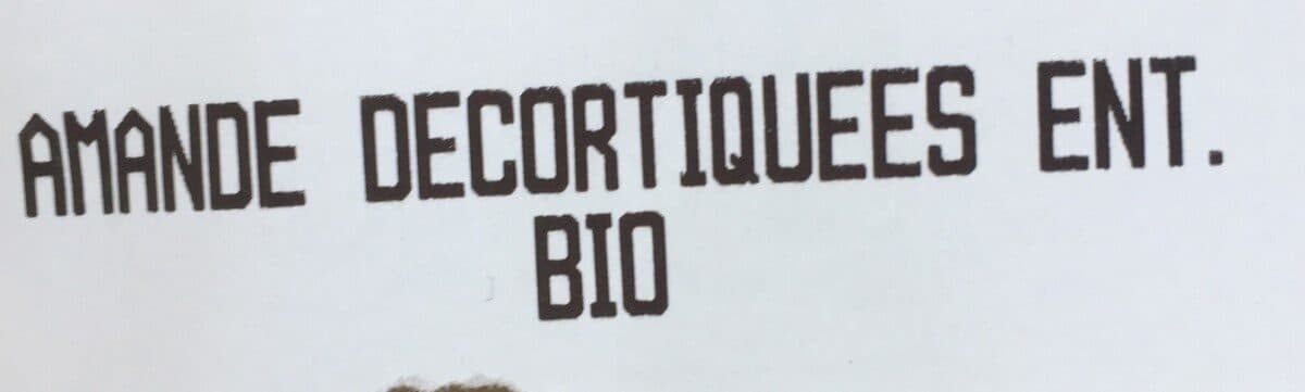 Leclerc Amandes bio leclerc packshot
