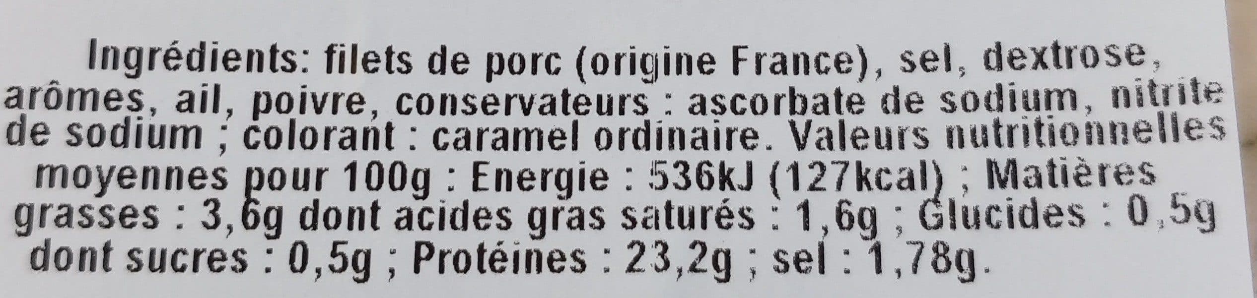 Open Food Facts Roti de porc cuit packshot