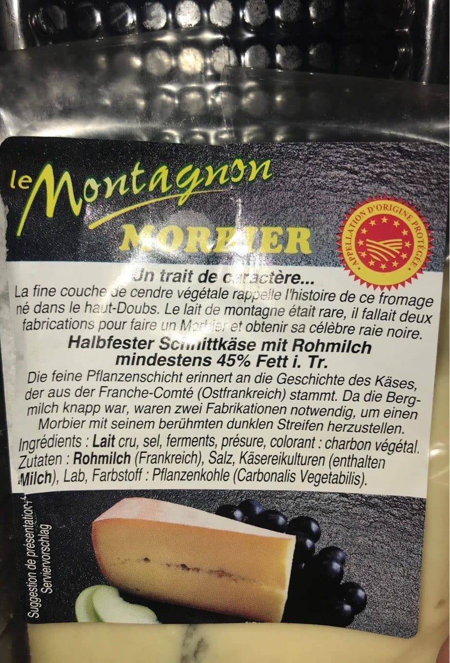 Le Montagnon Morbier packshot