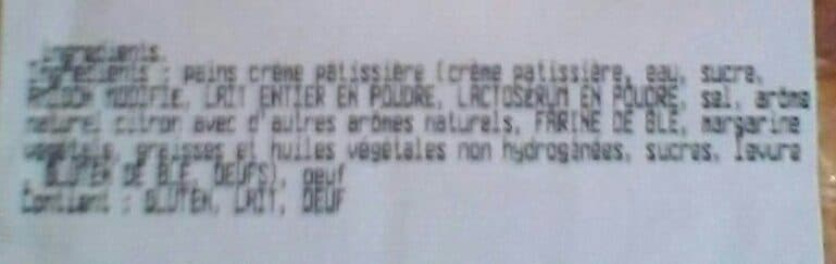Open Food Facts 5 pains à la creme packshot