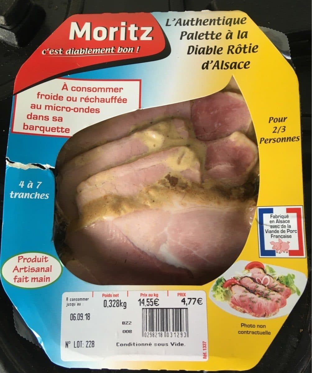Open Food Facts Palette à la Diable rotie d'Alsace packshot
