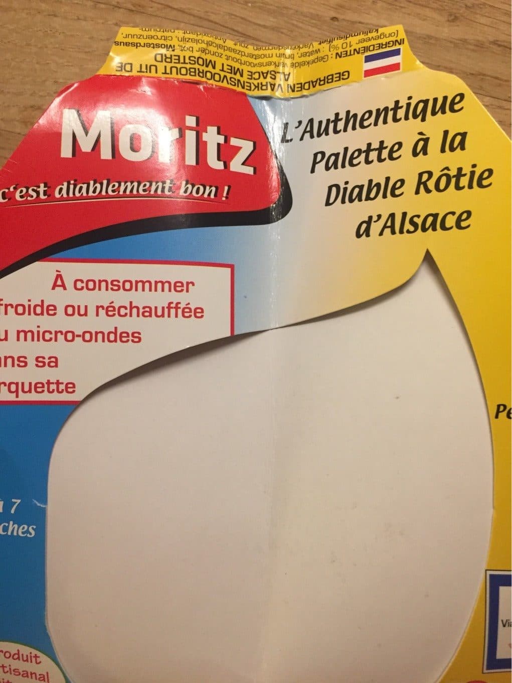 Moritz L’authentique palette a la diable rotie d’alsace packshot