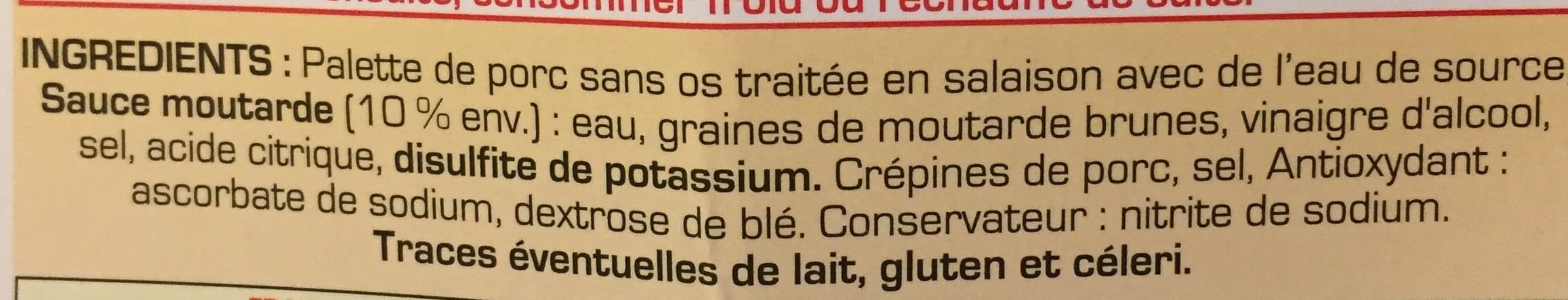 Moritz L’authentique palette a la diable rotie d’alsace packshot