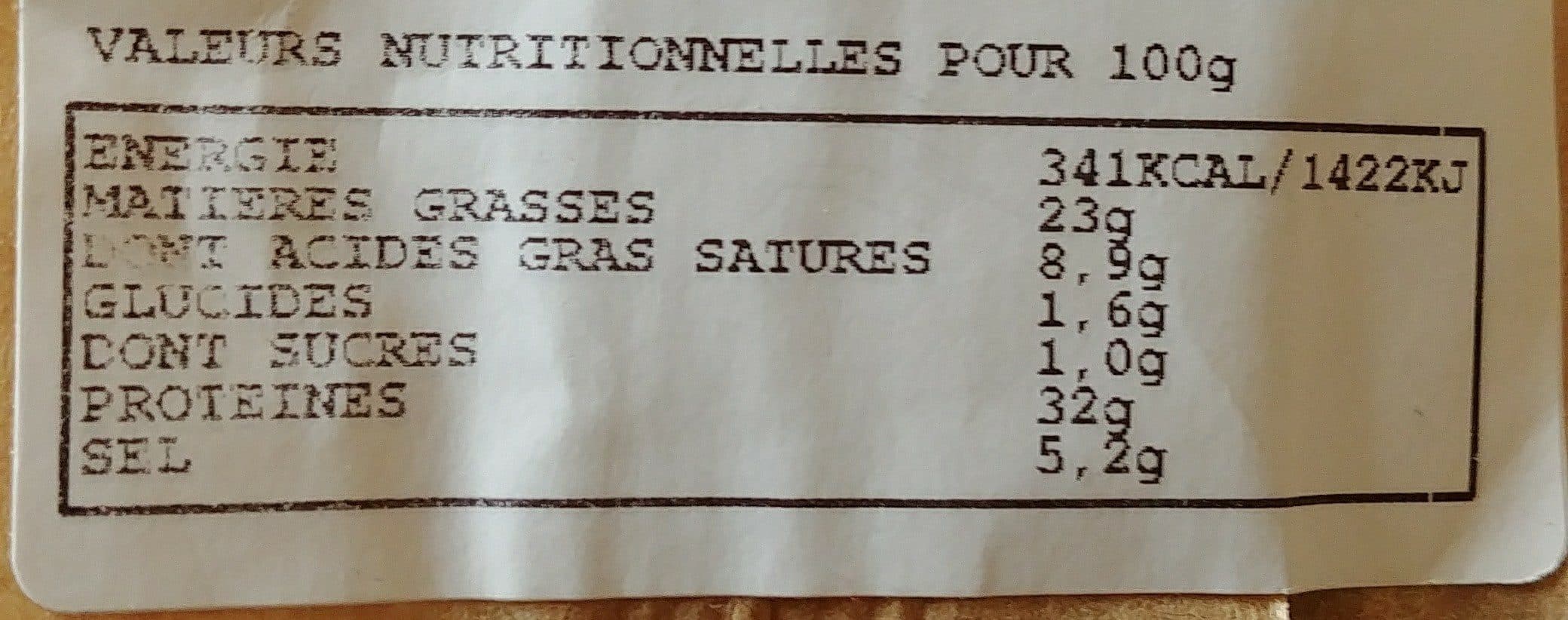 Open Food Facts Saucisson sec artisanal packshot