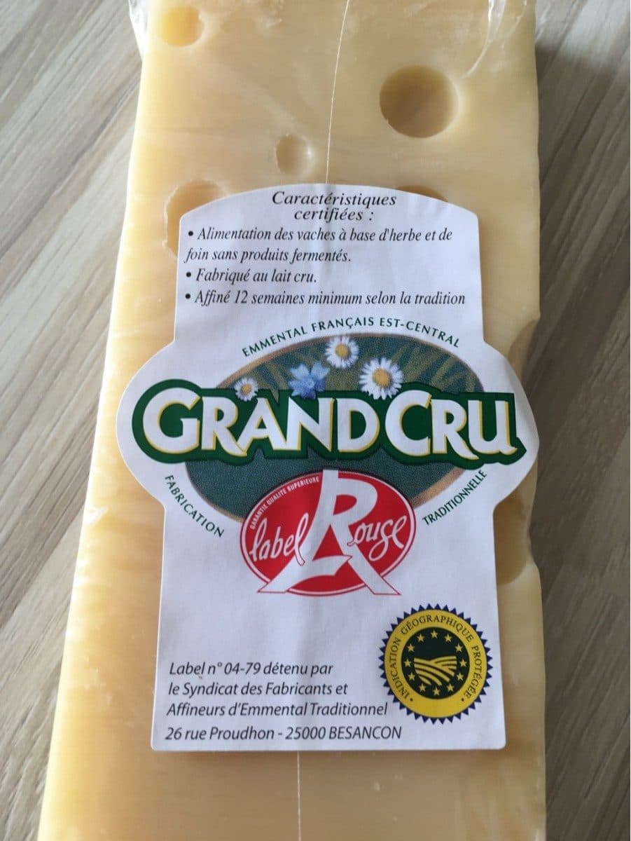 Open Food Facts Emmental grand Label Rouge packshot