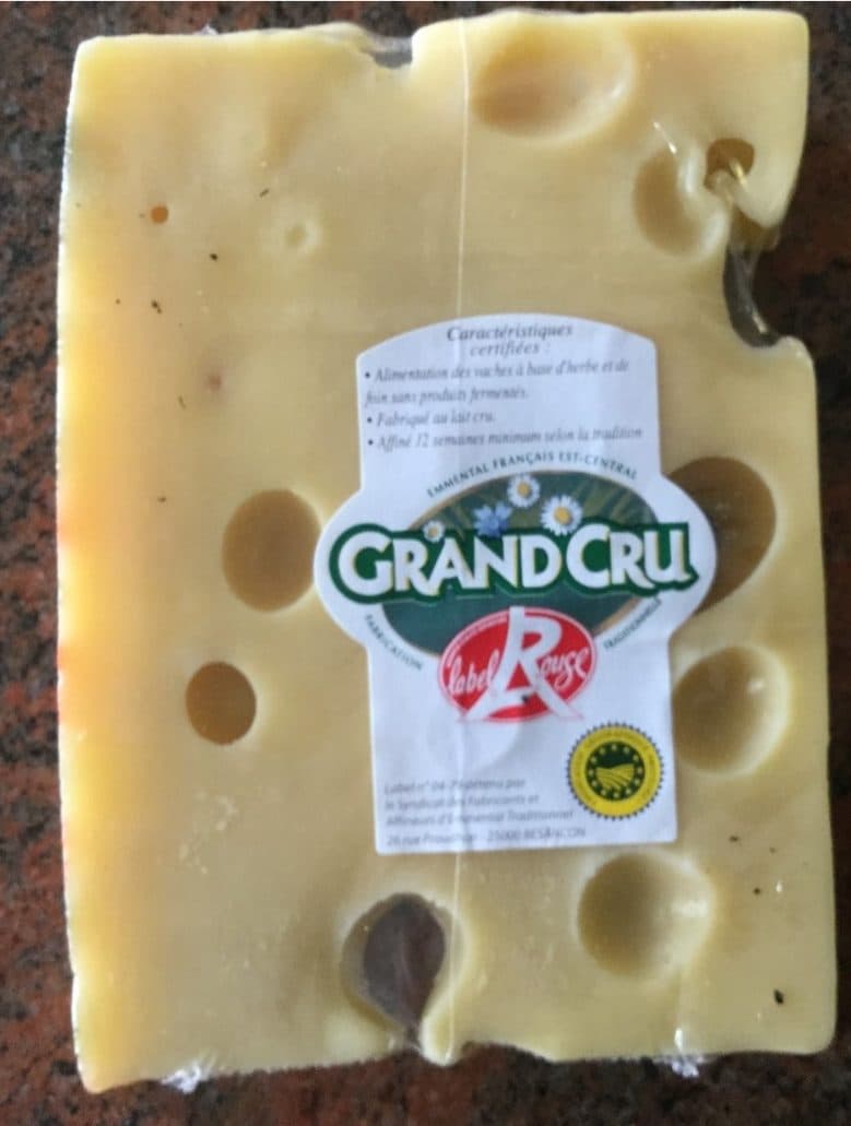 Grand Cru Emmental français packshot