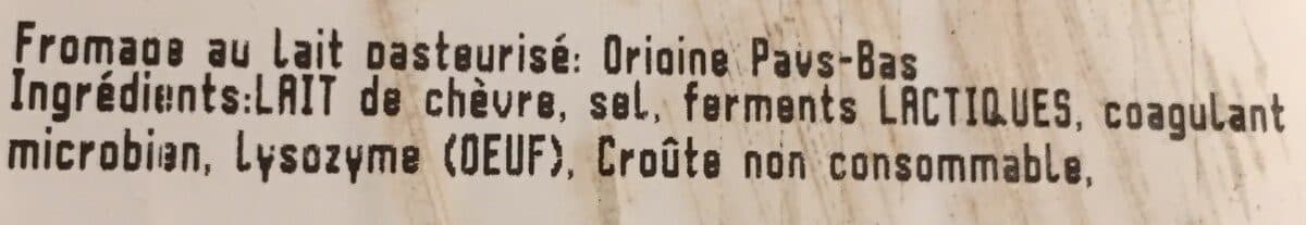 Open Food Facts Gouda de chèvre packshot