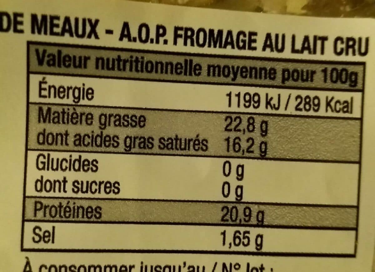 Société fromagère de Raival Brie de Meaux packshot