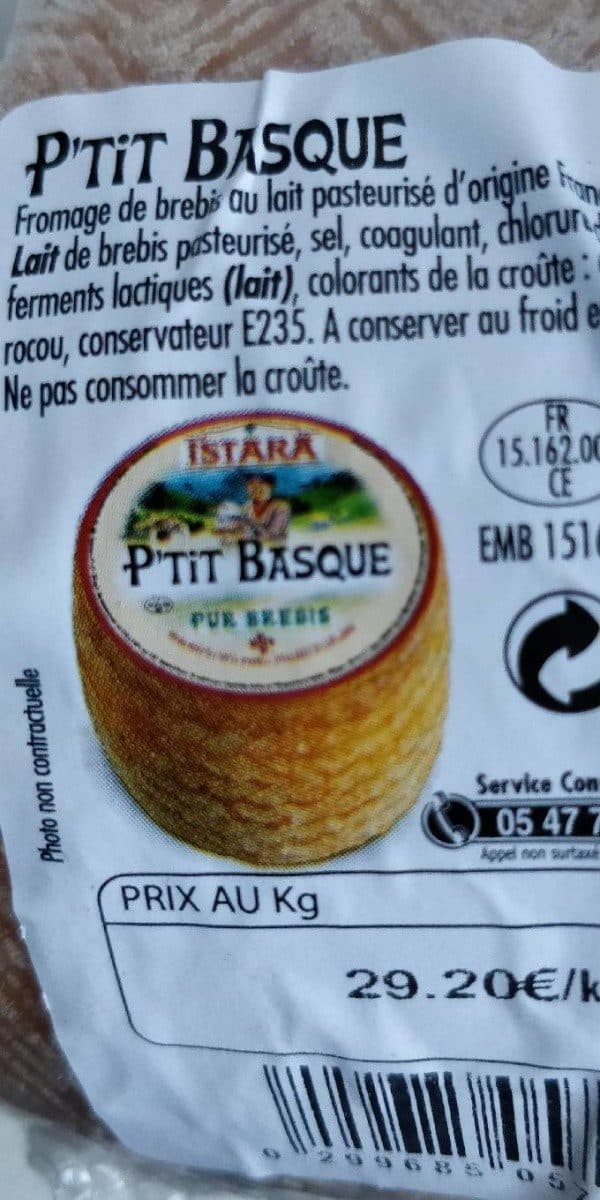 Open Food Facts P'tit Basque packshot