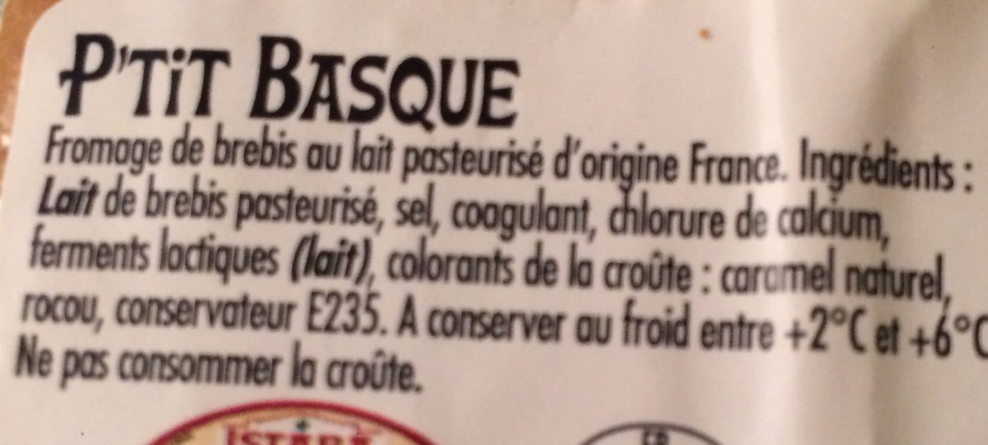 Istara P’tit basque packshot