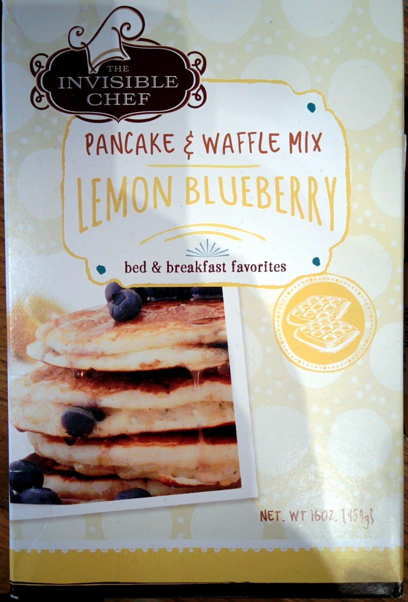 The Invisible Chef Pancake & Waffle Mix Lemon Blueberry packshot