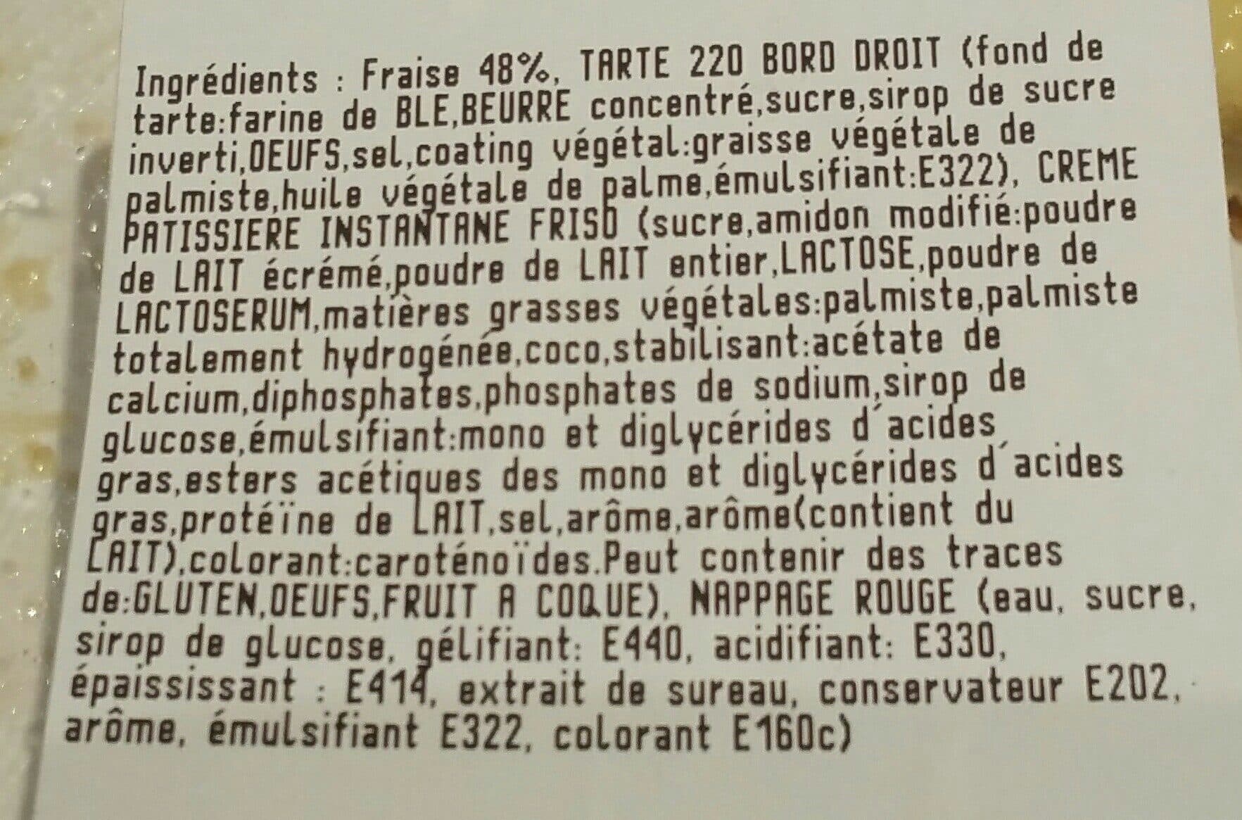 Open Food Facts Tarte aux fraises packshot