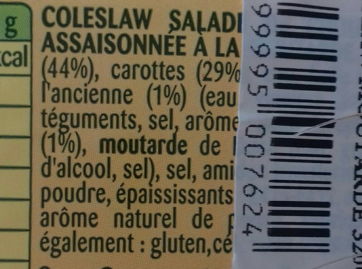 Open Food Facts Chou blanc,carotte,oignon packshot
