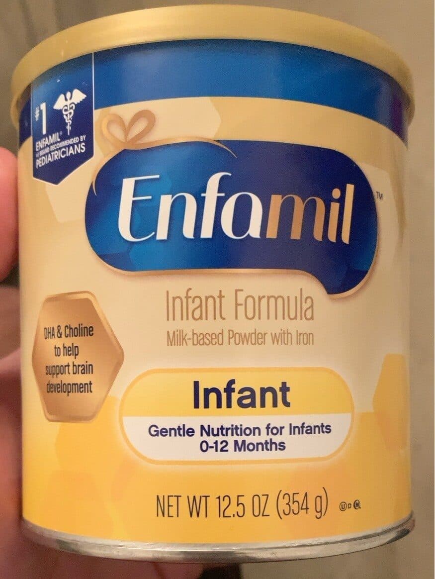 Mead Johnson Nutrition Infant formula packshot