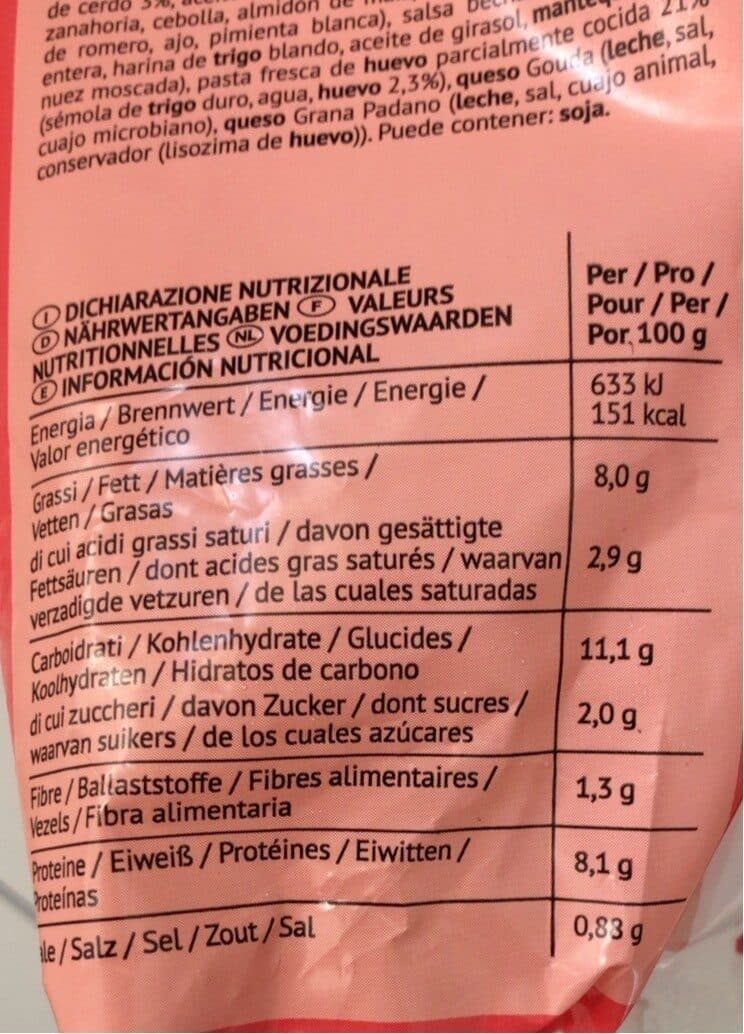 Open Food Facts Lasagne à la bolognaise - 25.05.21 packshot