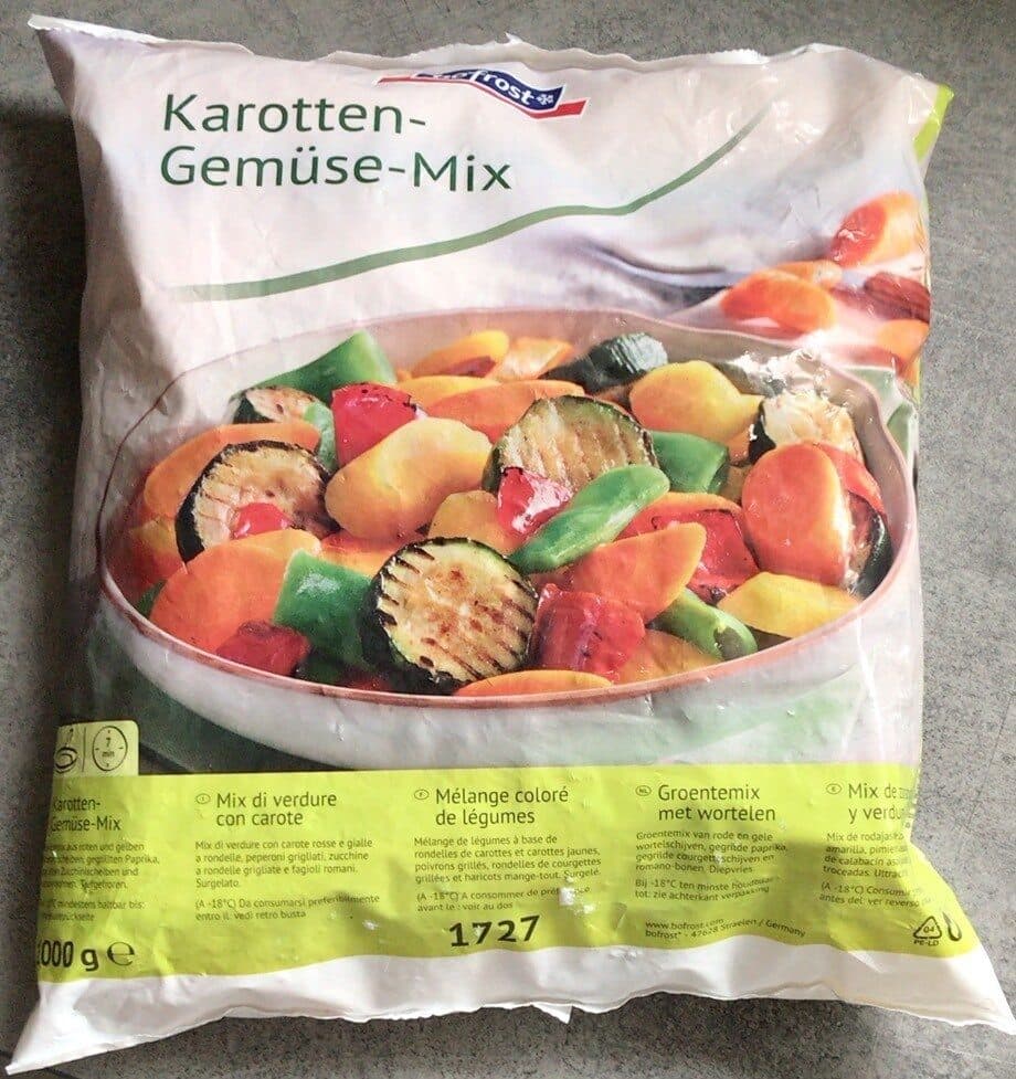 Bofrost Bofrost Karotten gemüse mix packshot