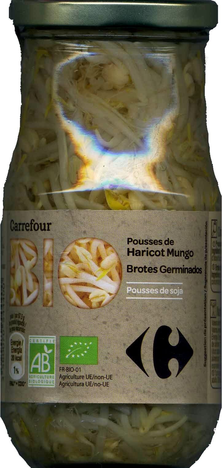 Carrefour BIO Brotes de judía mungo en conserva ecológicas "Carrefour Bio" packshot
