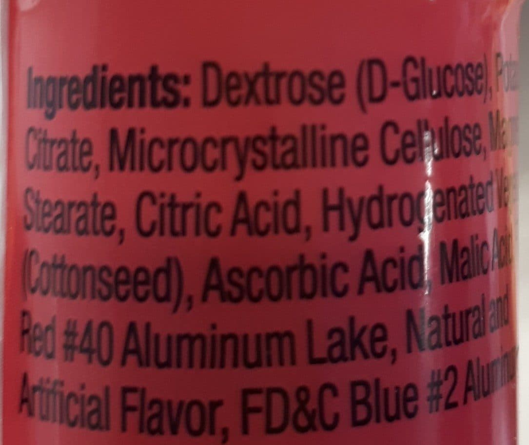Perigo Glucose tablets, raspberry packshot