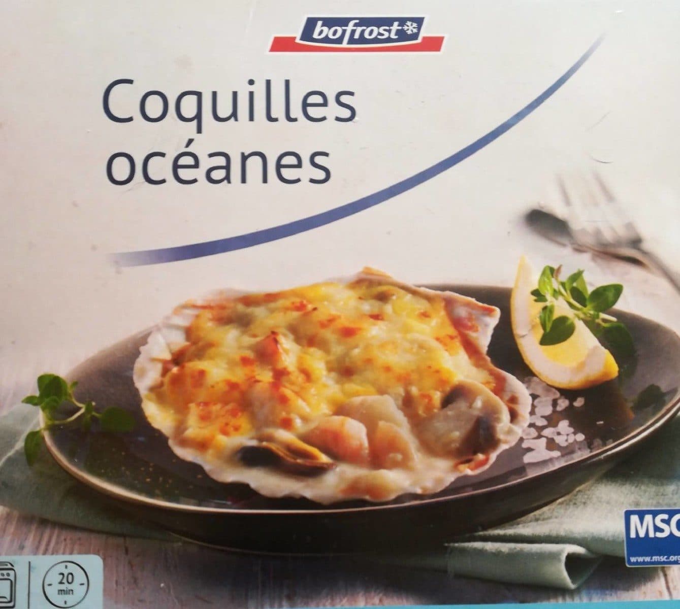 Bofrost Coquilles océane packshot