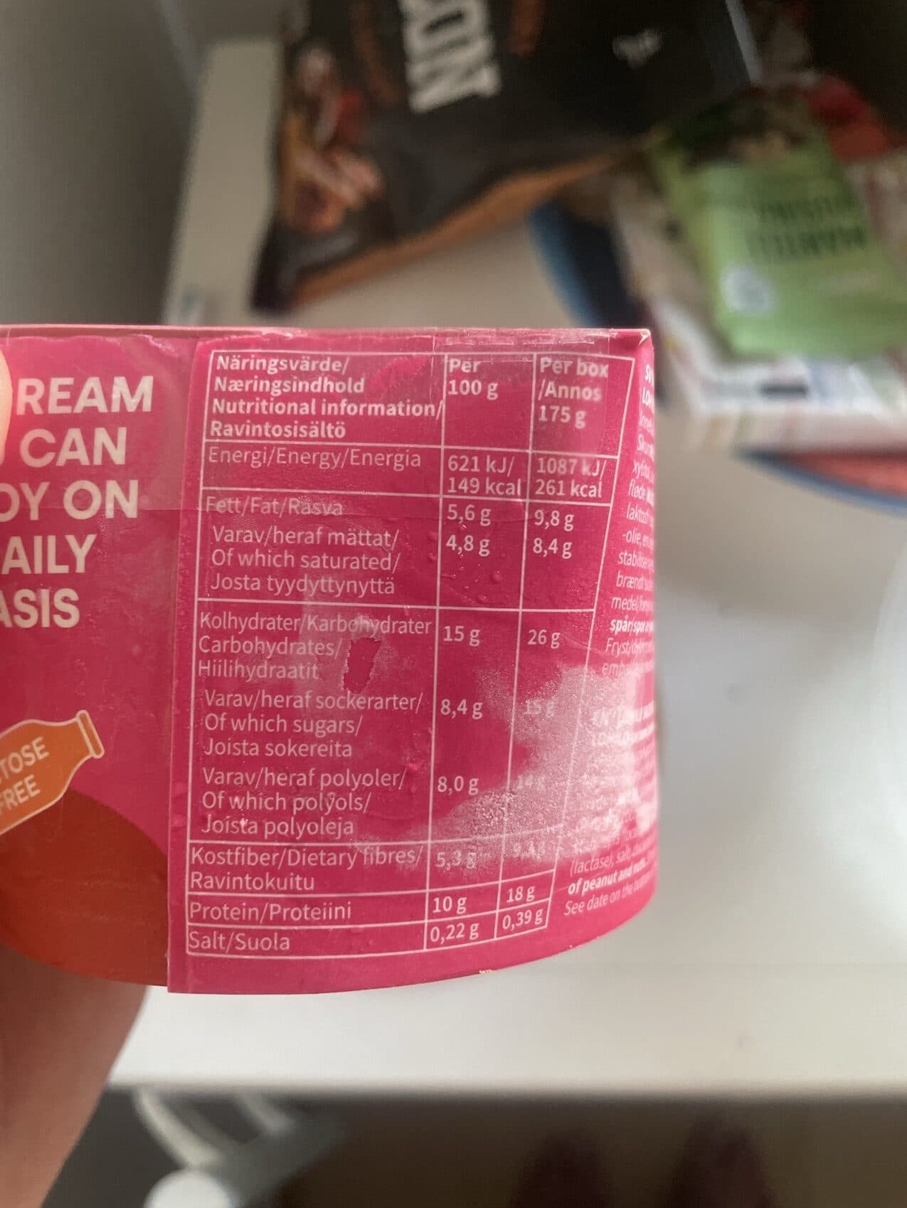 Lohilo Salted Caramel Protein Ice Cream packshot