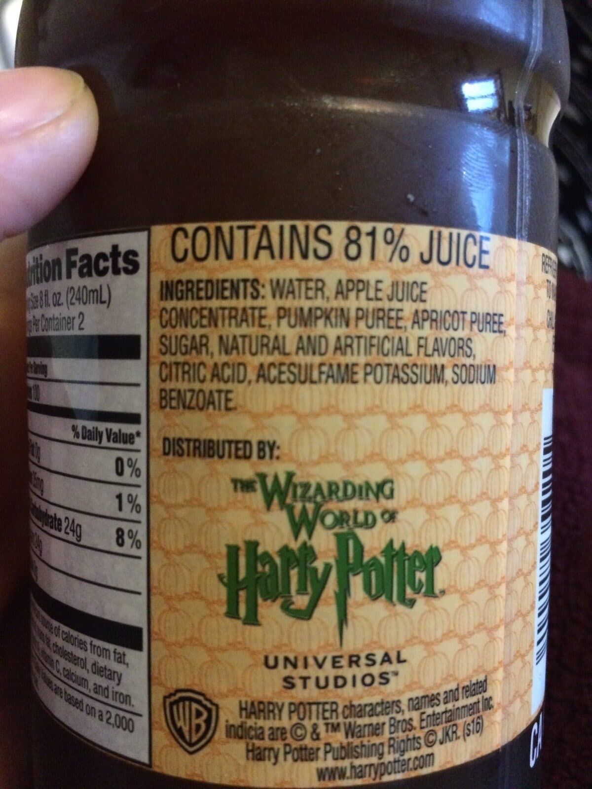 Open Food Facts Jus citrouille packshot