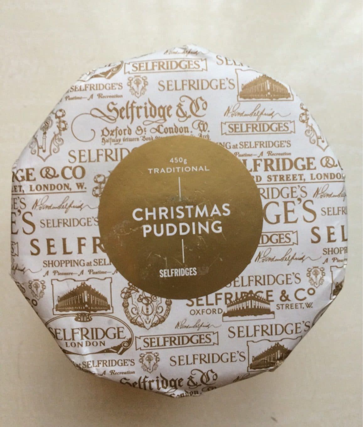 Selfridges Christmas Pudding packshot