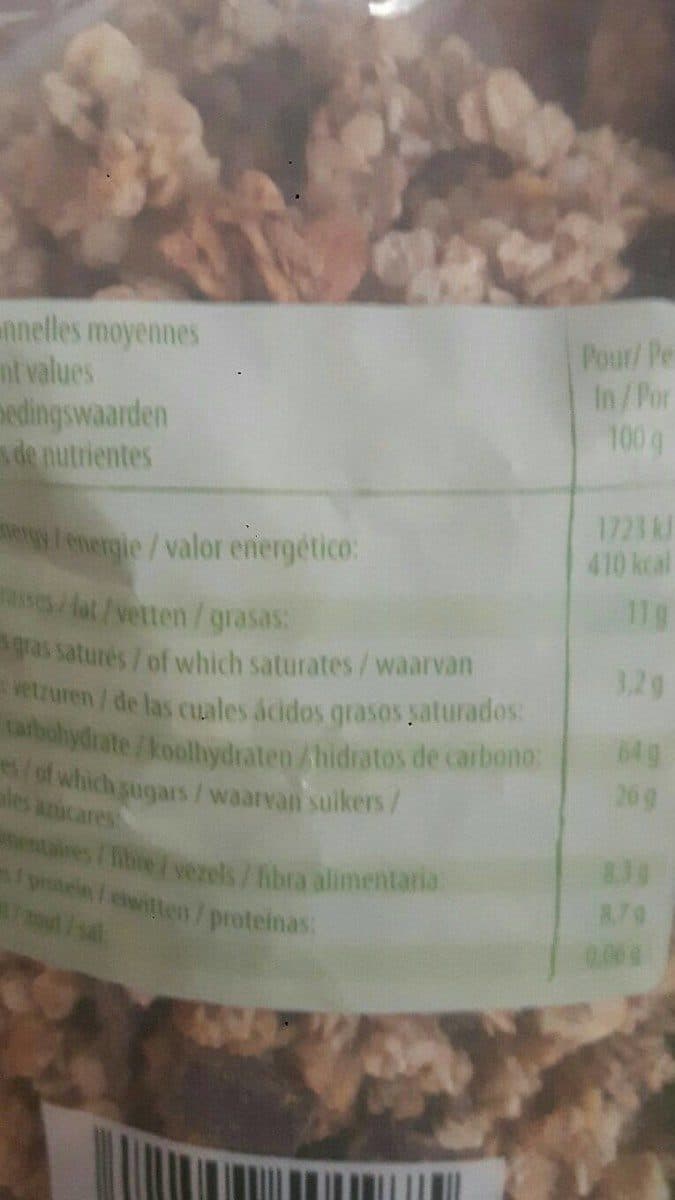 Open Food Facts Muesli croustillant duo pepites packshot