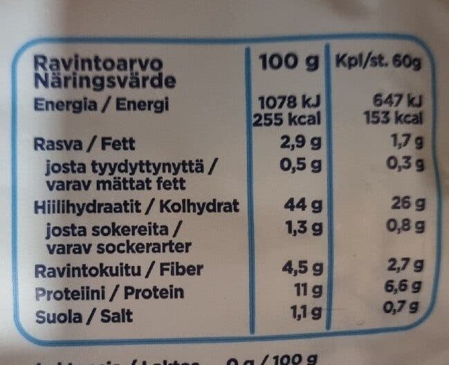 Vaasan Voimallus Kaurasämpylä packshot