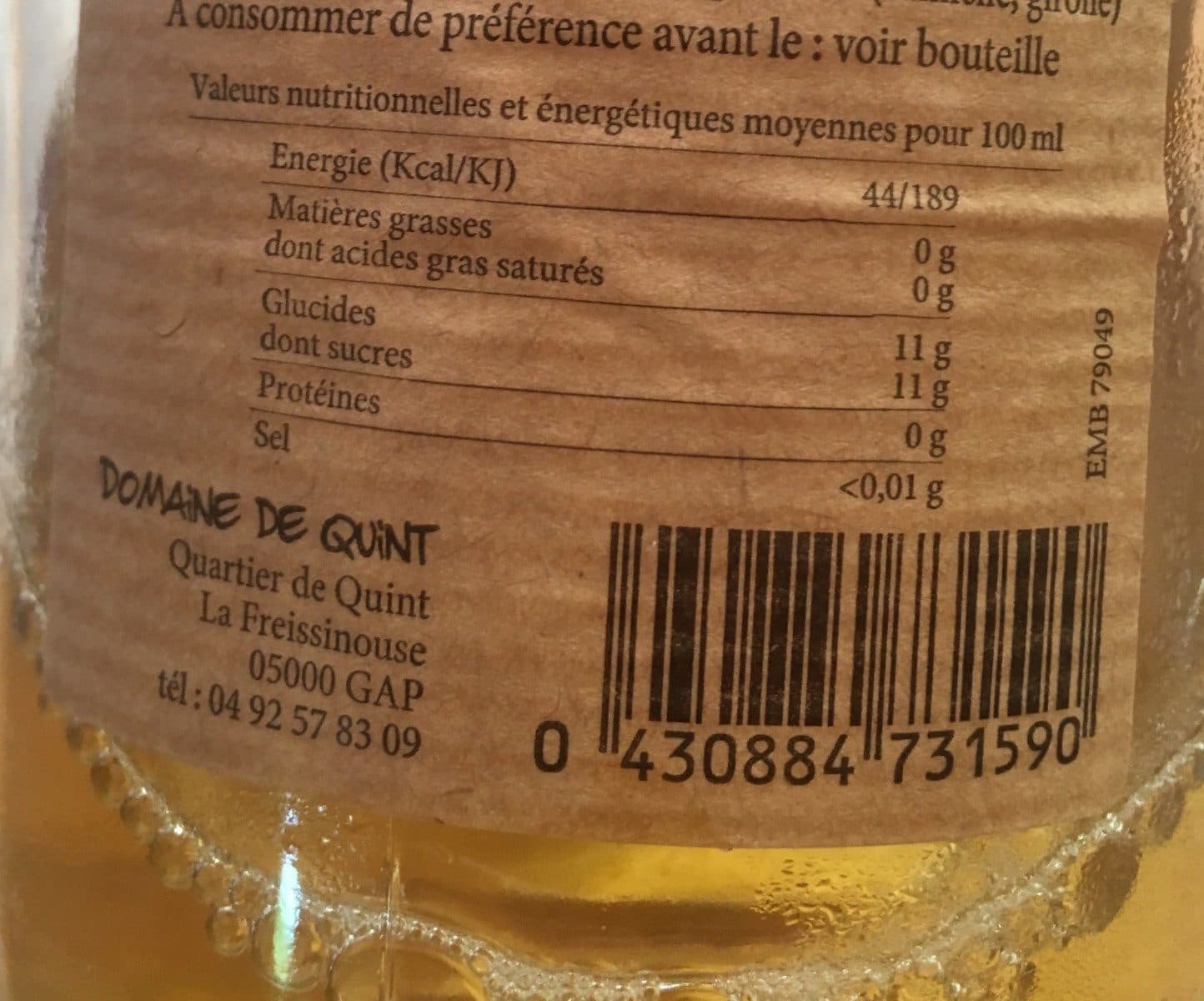 Open Food Facts Jus de pommes a la cannelle packshot