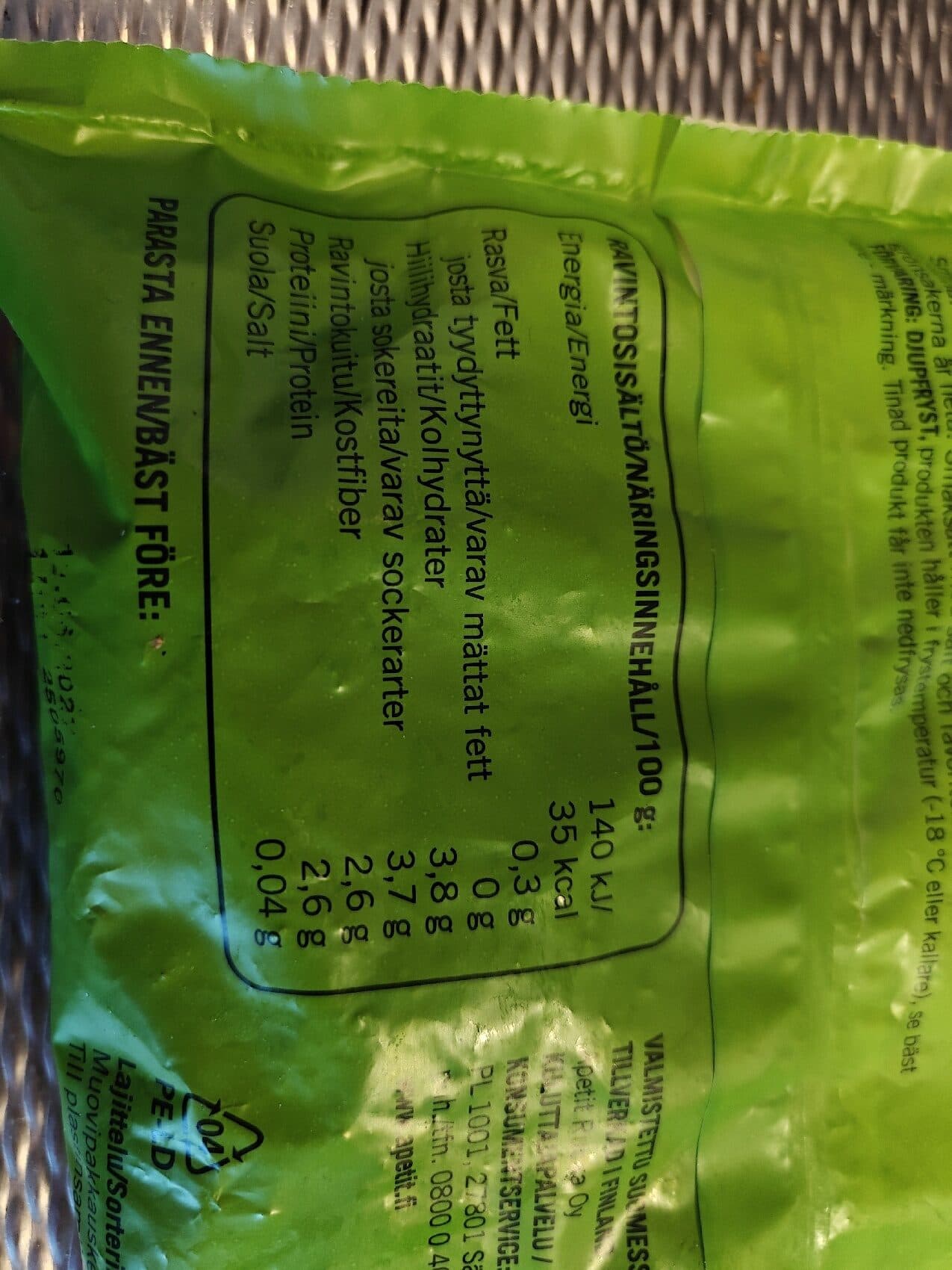 Apetit Sadonkorjuu Kasvikset packshot