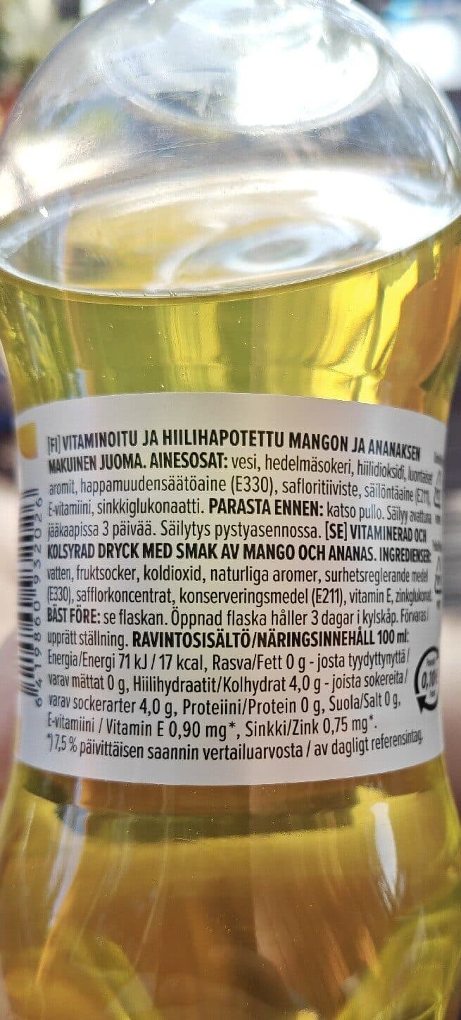 Priima Plus Mango & Ananas packshot