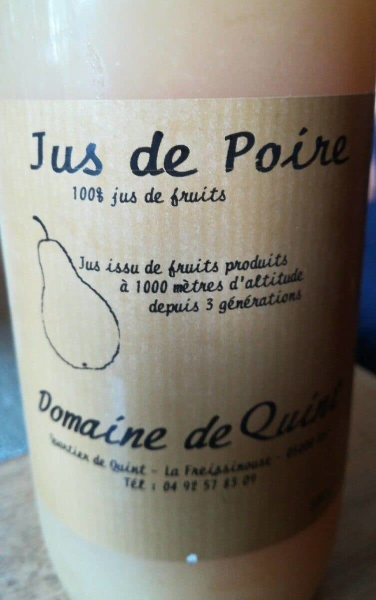Open Food Facts Jus de poire packshot