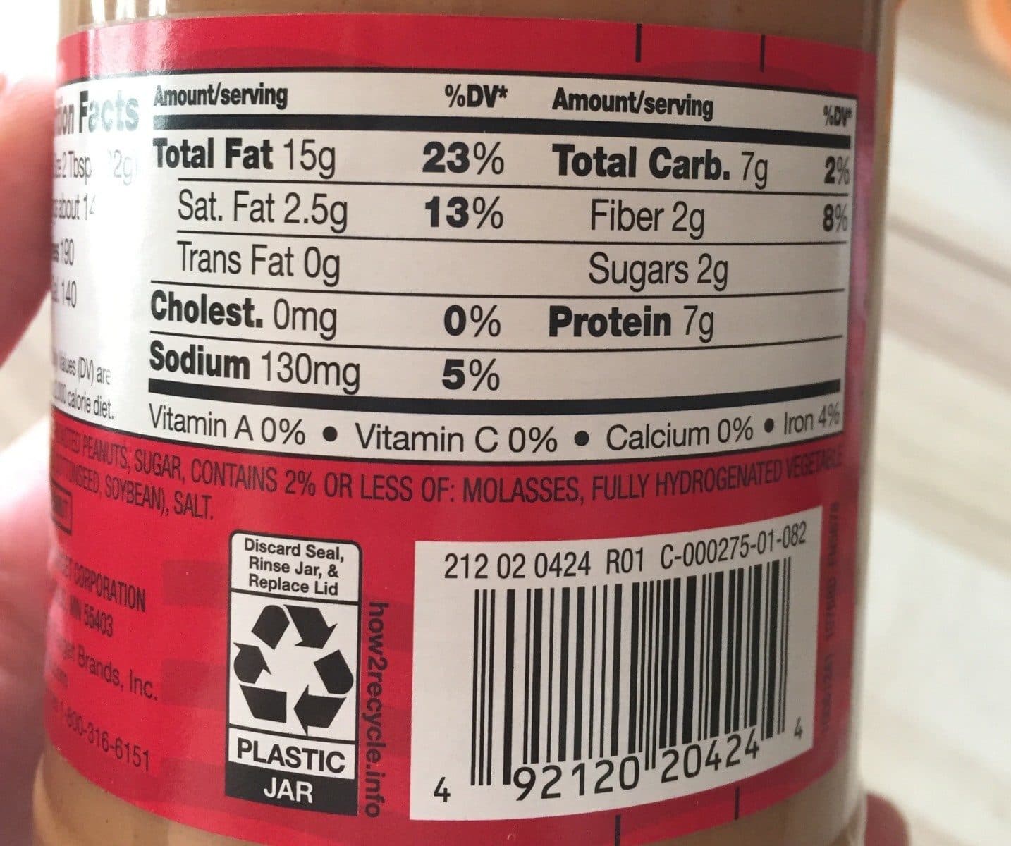 Open Food Facts Creamy peanut butter packshot
