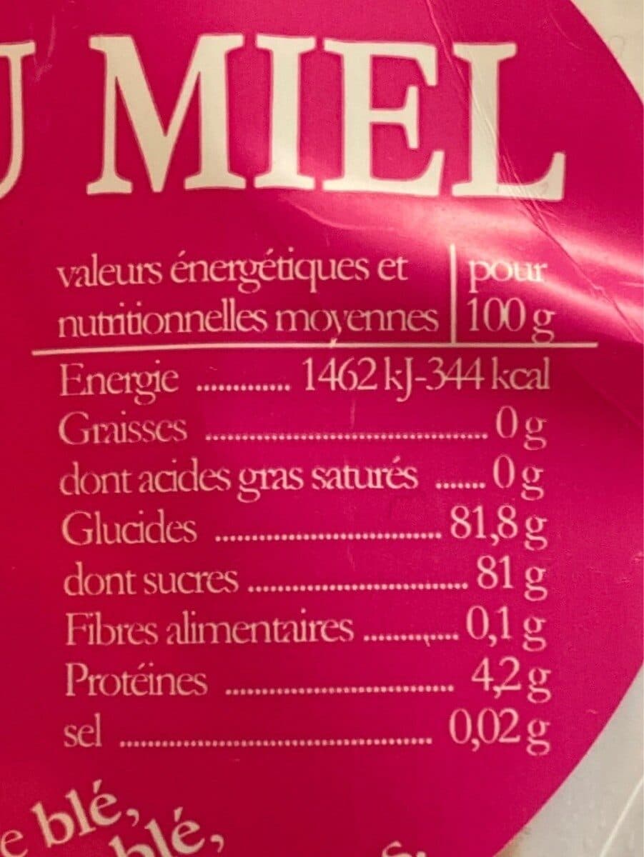 Open Food Facts Guimauve au miel packshot