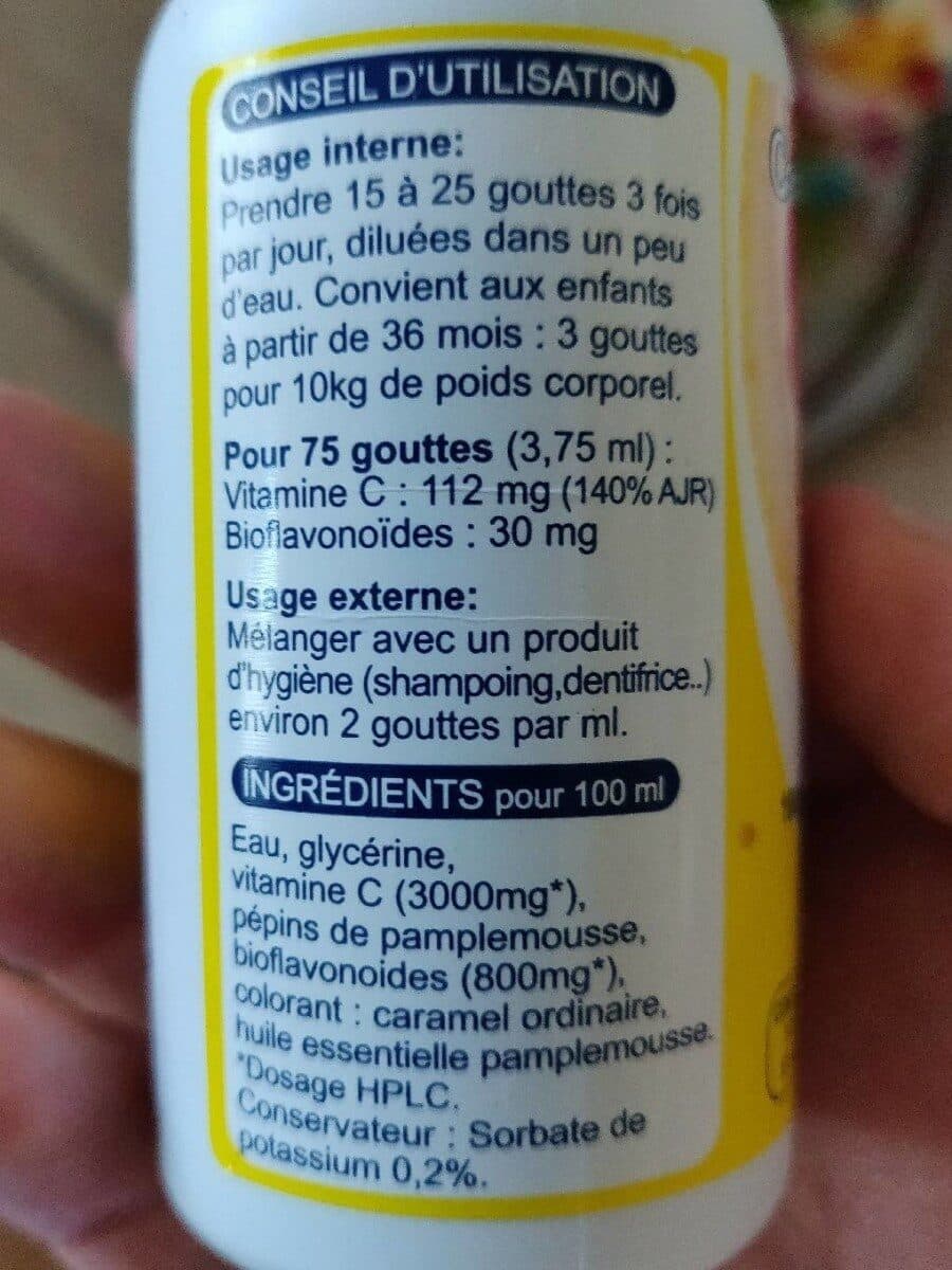 Open Food Facts 'extrait de pépin de pamplemousse packshot