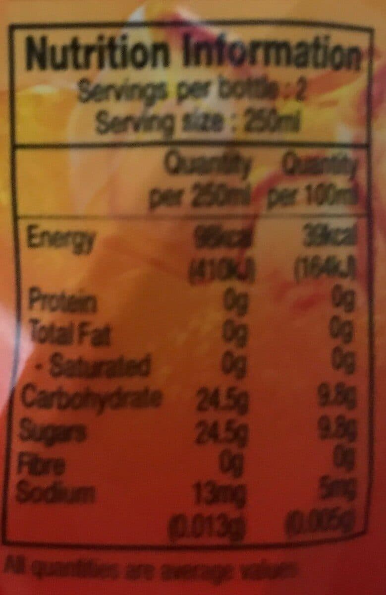 Open Food Facts Thé glacé à la mangue packshot