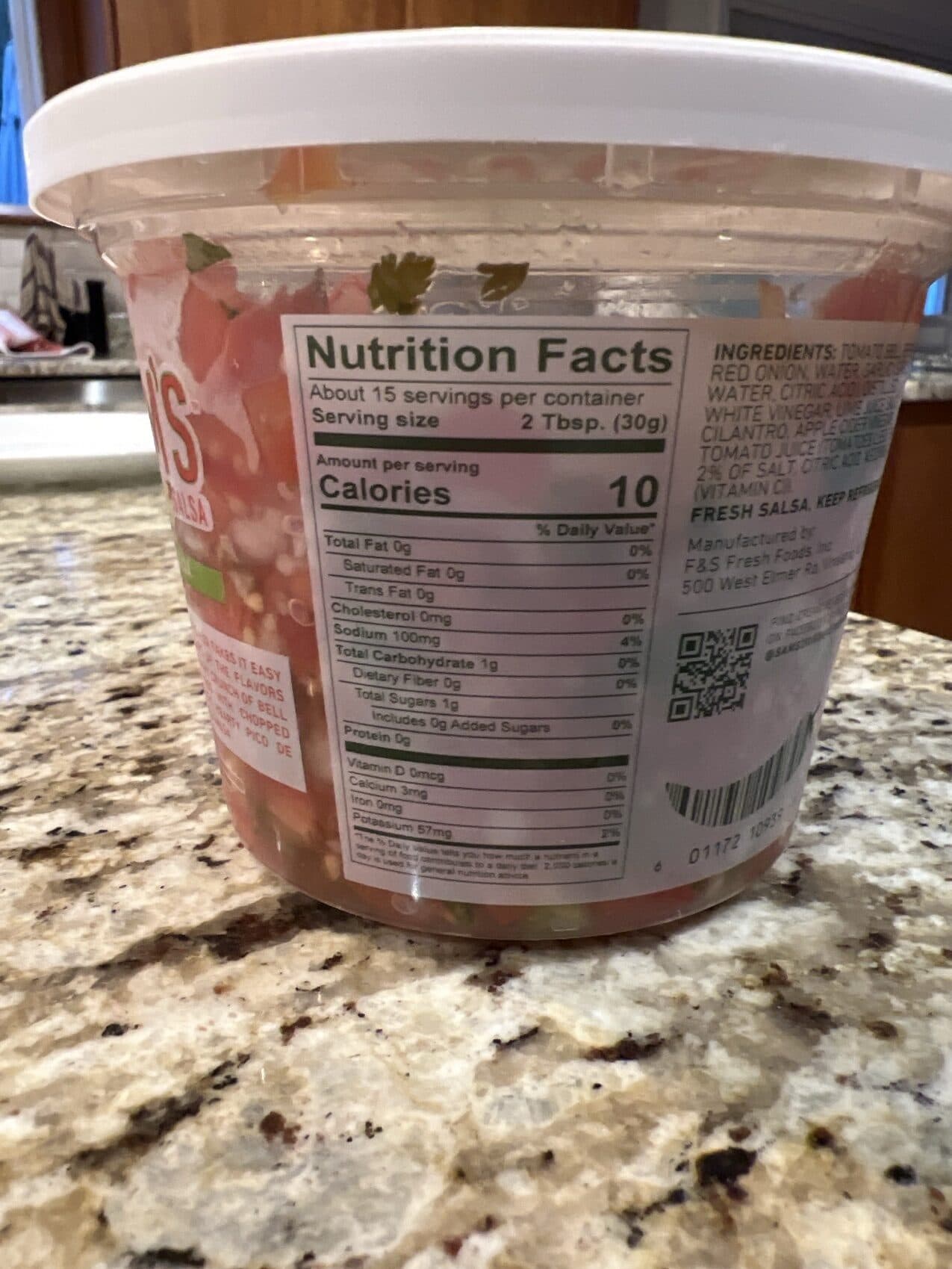 Sam's sam’s fresh mild salsa packshot