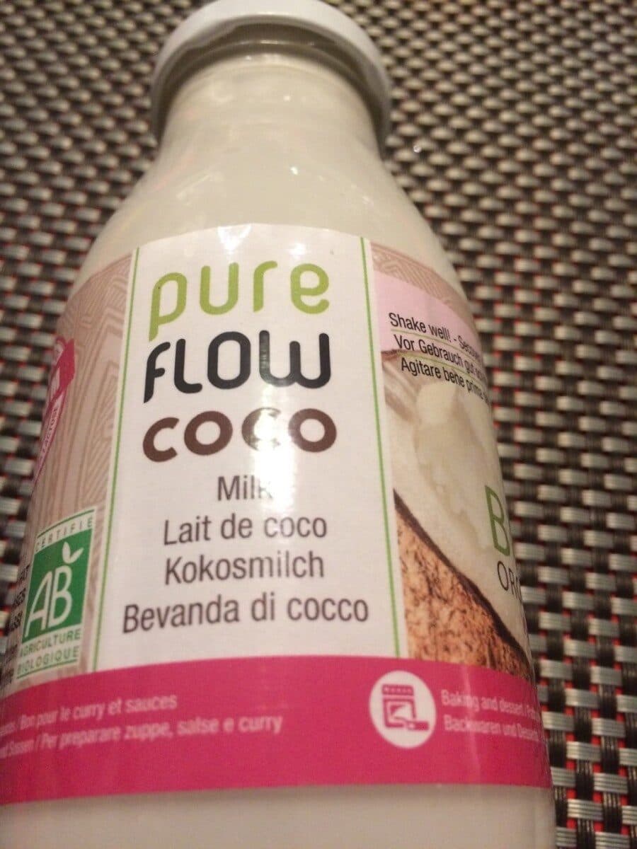 Pure Flow Lait de coco packshot