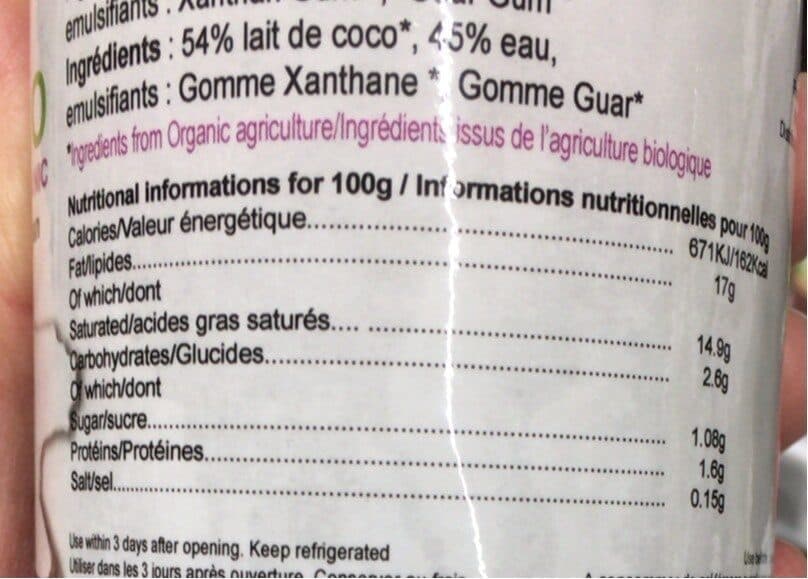 Pure Flow Lait de coco packshot