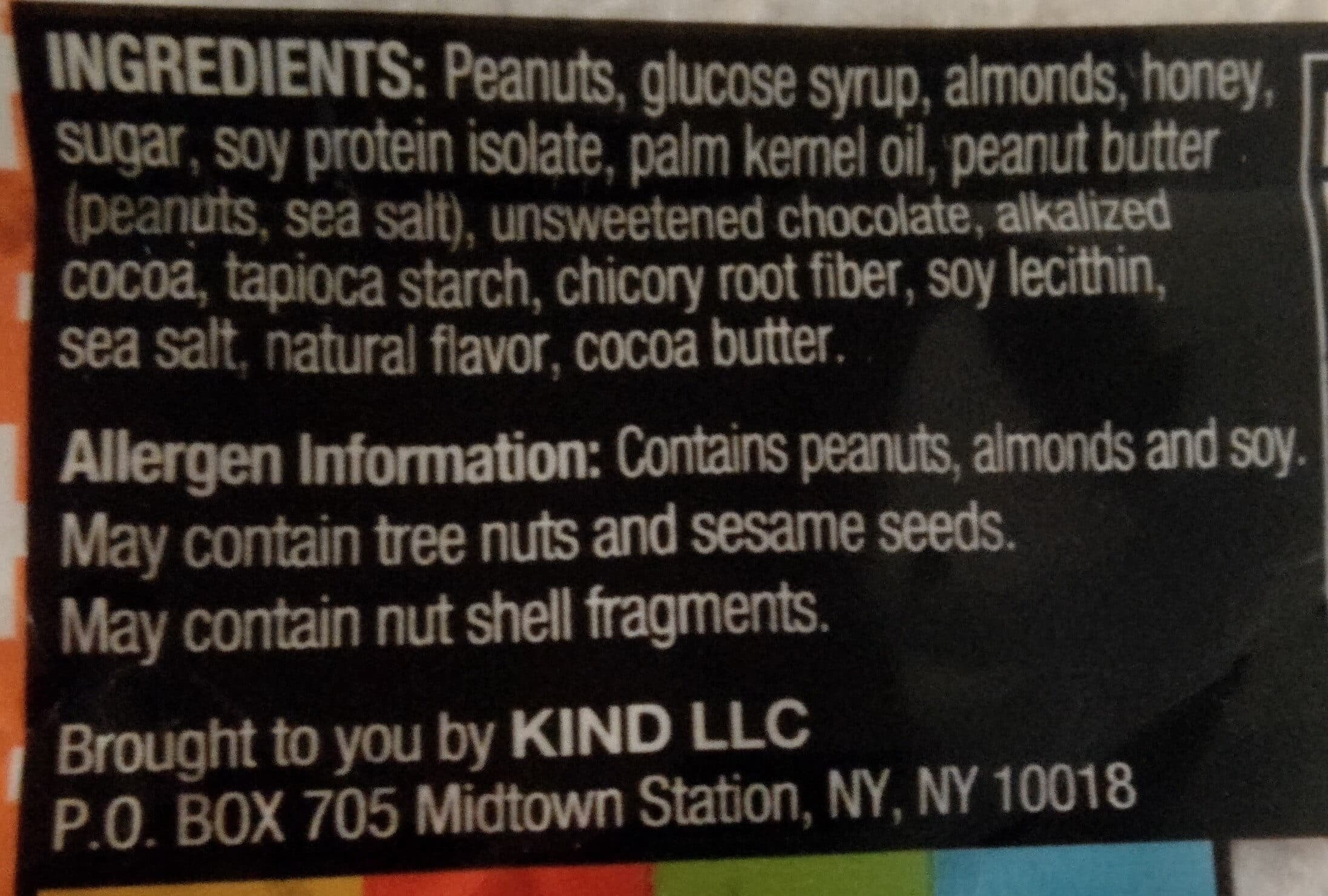 KIND Peanut Butter Dark Chocolate packshot