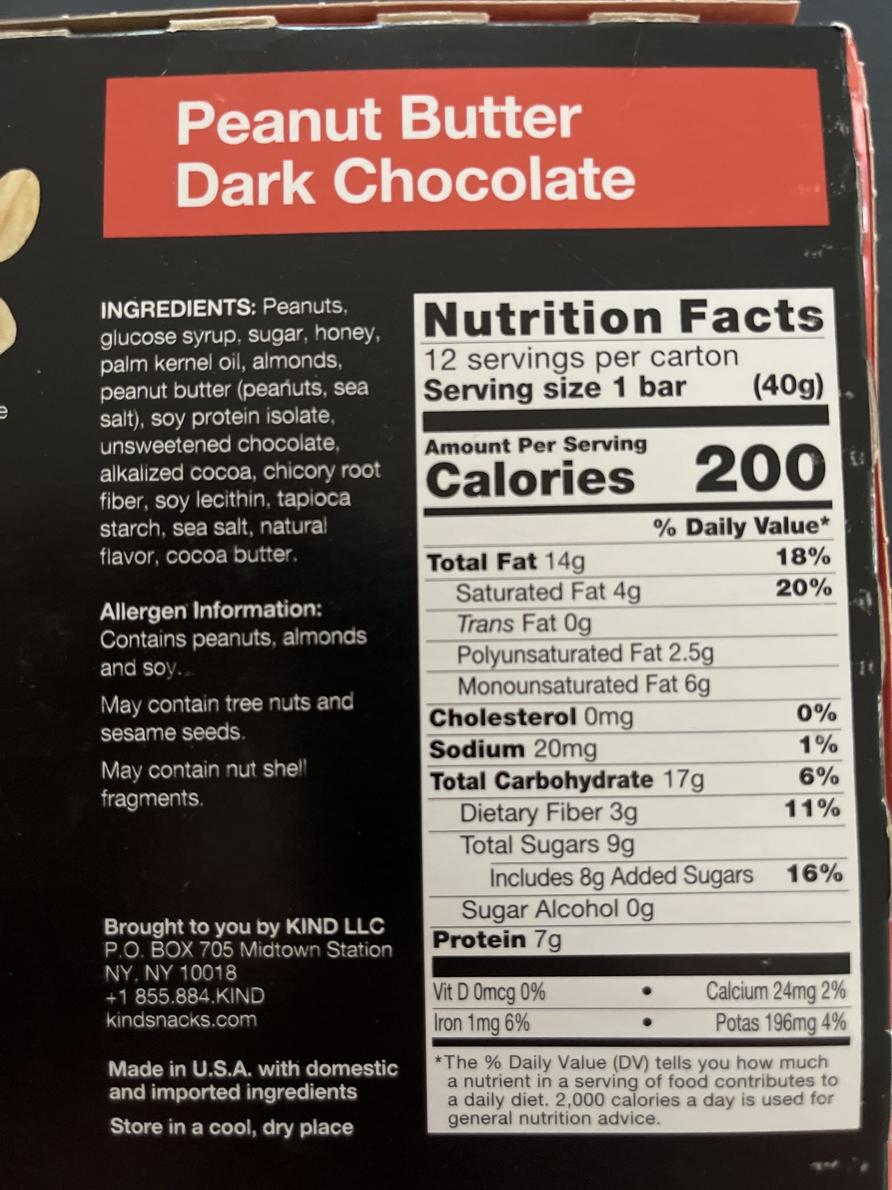 Kind Plus bar packshot