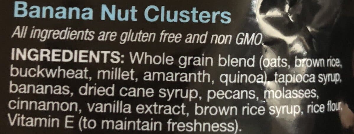 Kind Banana Nut Clusters packshot